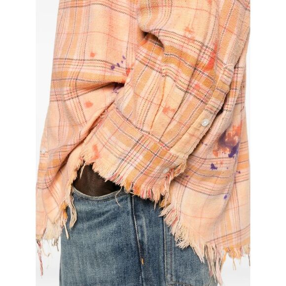 R13 Orange Shirts Men - Picture 3 of 5